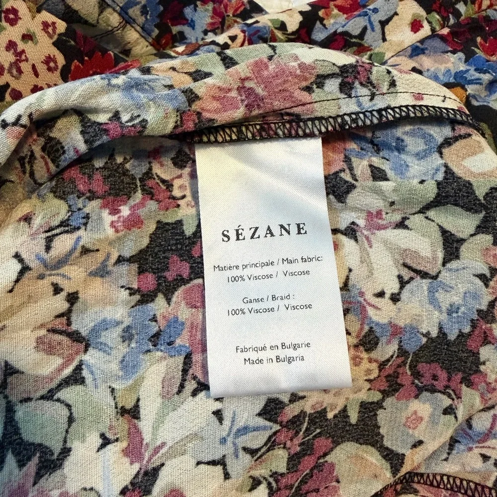 🇫🇷 Sézane Alicia Skirt, Multicolor Floral - Picture 5 of 7